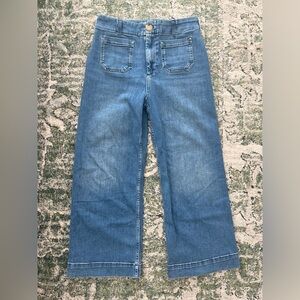 Maeve Blue Flare & Wide Leg Jeans